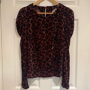 Animal Print Long Sleeve from Anthropolgie